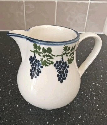 Brixton London Pottery Jug Small Grape Design Super Condition - Image 1 of 4