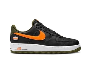 Men's Nike Air Force 1 Low '07 LV8 'Hoops - Black Total Orange' DH7440 001 - Picture 1 of 12