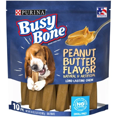 Bone Made in USA Facilities, Long Lasting Small/Medium Breed Adult Dog Chews,... - Image 1 of 4
