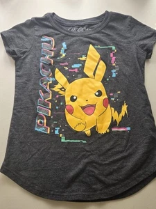 Pokemon T Shirt Pikachu Youth Girls Sz Med 7/8 - Picture 1 of 3
