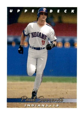 1993 Upper Deck #196 Paul Sorrento - Image 1 of 2