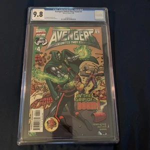Cómic The Avengers United They Stand #4 CGC 9.8 2000 solo 1 en 9.8 Dr Doom - Imagen 1 de 13