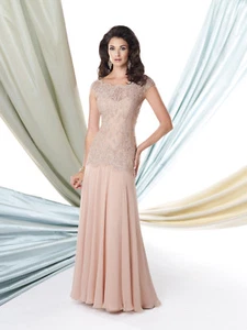 V817 MONTAGE 114906 SZ 6 FOUNDATION $625  V125 FORMAL GOWN  DRESS - Picture 1 of 6