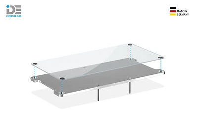 IDE Makerbot Replicator 2 & 2X HBP heated glass build plate bed upgrade  - Image 1 of 4