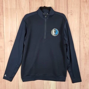 Antigua Dallas Mavericks Blue Long Sleeve Full Zip Jacket Sz M Navy Blue NBA - Picture 1 of 9
