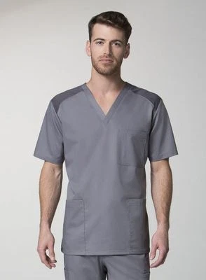 Maevn Eon Men Scrub Top 5308 V-Neck Pocket Active Men's Mesh Panel XS to 3XL - Image 1 of 4