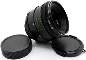 ⭐MINT⭐ Virtually NEW! HELIOS 44-2 58mm f/2 Lens +Adapt. Fuji Fujifilm X Mount FX - Picture 1 of 12