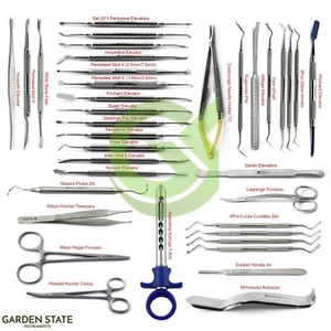 Kit de cirugía oral con colgajo menor conjunto de instrumentos quirúrgicos con colgajo mucoperióstico - Imagen 1 de 24