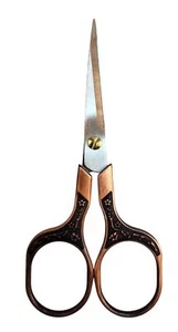 5" Sewing Embroidery Scissors With Copper Color and Stainless Steel Craft S - Picture 1 of 6