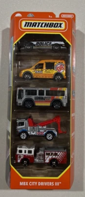 NEW 2023 Matchbox MBX City Drivers 3 5 Pack VHTF - Image 1 of 2