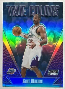 1999-00 Topps Stadium Club Karl Malone Chrome True Colors Refractor #TC-3 Jazz - Picture 1 of 3