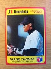 FRANK THOMAS 1991 JIMMY DEAN ODDBALL INSERT 2nd Yr. BASEBALL CARD-#9-WHITE SOX