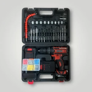S29 Akkuschrauber Set Akkubohrer 21V Akkuschrauber CDD21022 mit 2 Akku 1.5Ah - Bild 1 von 3