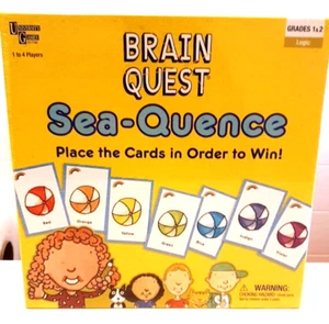 University Games Brain Quest - Sea-Quence Fun Family Card Game . NEW ! Sealed. - Picture 1 of 4