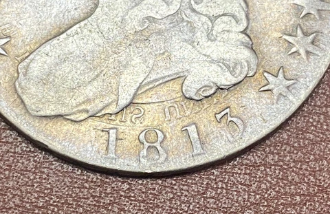 1813 Clashed Dies Bust Half Dollar**** O-110 Variety Cover