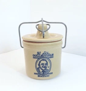 Original Win Schulers Collectible Edition Bar Scheeze Lidded Stoneware Crock '85 - Picture 1 of 12