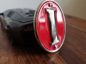 VINTAGE ITALY country car badge for Ferrari, Lamborghini, Maserati, Fiat, Alfa, - Picture 1 of 7