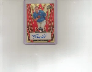 Bill O'Neill Autographed Prismatic Red 2024 Leaf Metal PBA Bowling Card #1/1 - Picture 1 of 2