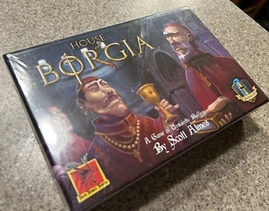 RARE House Of Borgia Board Game, 2017 Talon Strikes & Gamelyn Scott Almes SEALED - Picture 1 of 7