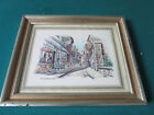 Kenneth Bromley Framed THE SHAMBLES, YORK LITHOGRAPHY 9 X 11"