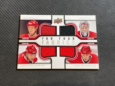2009-10 UPPER DECK TWO STAAL/WARD/WILLIAMS/STILLMAN FAB FOUR JERSEY #ed 72/100
