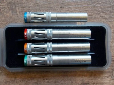 JUEGO DE 4 TUBOS OBTURADORES BRILEY HELIX PORTADOS BERETTA OPTIMA HP CON ESTUCHE Foto 1 de 4