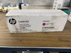 GENUINE HP CF413JC MAGENTA TONER CARTRIDGE HP 410X FACTORY SEALED NEW M452 M477 - Picture 1 of 3