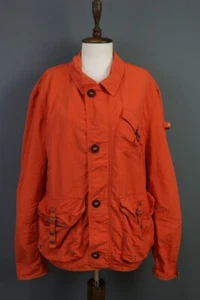 Peuterey Orange Multipockets Cargo Zip / Button Nylon Jacket Size XL - Picture 1 of 21