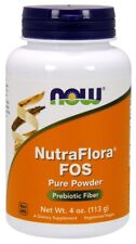 NOW Foods NutraFlora FOS Pure Powder 113g Aids Beneficial Intestinal Bacteria