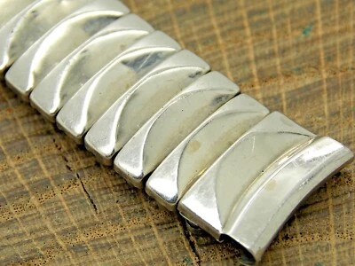 Micro Flex Pre-Owned Vintage Stainless Steel Expansion 16mm Watch Band Bracelet - Image 1 of 3