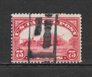 UNITED STATES SCOTT Q11 USED FINE - 1913 75c CAR ROSE - PARCEL POST ISSUE - Picture 1 of 2