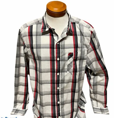 Columbia Men's Plaid Checks Long Sleeve Button Front Omni-Wick Shirt Size Large - Image 1 of 4