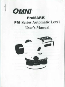 OMNI ProMARK PM Series Nivel Automático Manual de Usuario - Imagen 1 de 1