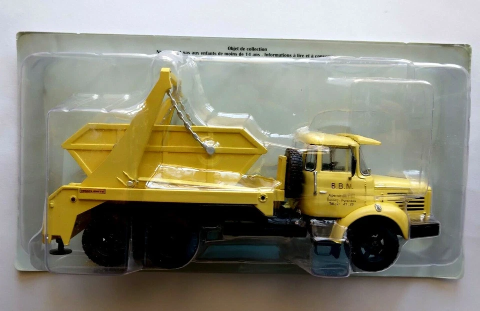 Die Cast 1/43 Truck Loader with GLM 12 6x4 Multibenne Marel BBM #15 - Image 1 of 1