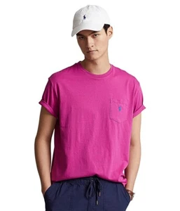 Polo Ralph Lauren Herren Classic Fit Pocket T-Shirt Pink Gr. Medium - Bild 1 von 5
