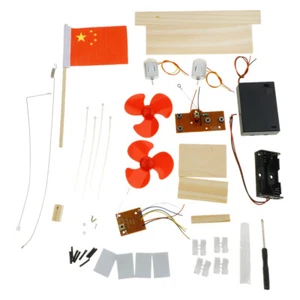 RC Schnellboot Fernbedienung Boot DIY Mini Power Boat Montage Modell Kinder - Bild 1 von 12