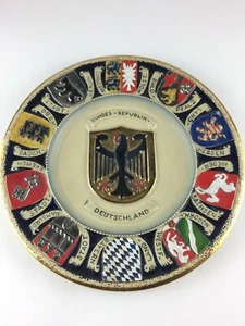 Vintage DEUTSCHLAND BUNDES REPUBLIK Stoneware Plate THEWALT, Western Germany - Picture 1 of 6