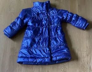 Girls Deux Par Deux D2D Size 5 5T EUC Boutique Purple Long Puffer Coat Jacket - Picture 1 of 3