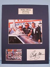Saluting NASCAR Great - Bobby Allison - 1982 Daytona 500 Winner & his autograph