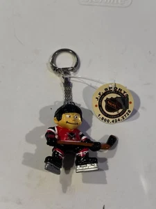 Vintage Buffalo Sabres NHL Lil Sports Brat Skater Hockey Keychain JF Sports - Picture 1 of 6