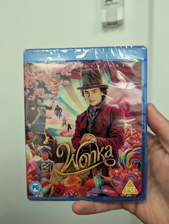 Wonka Blu-ray (2023) New and Sealed Cut to Side of Cover See Pics - Image 1 of 3