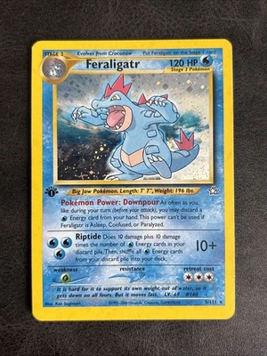 Feraligatr 5/111 Neo Genesis Holo (1st Edition) - Image 1 of 2