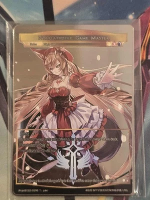 SILVER METAL TOP 3 GRAND PRIX PROMO NYARLATHOTEP GAME MASTER FORCE OF WILL FOW - Image 1 of 2