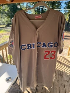 RARE! AUTHENTIC VINTAGE CHICAGO CUBS RYNE SANDBERG JERSEY 3XL MITCHELL NESS - Picture 1 of 6