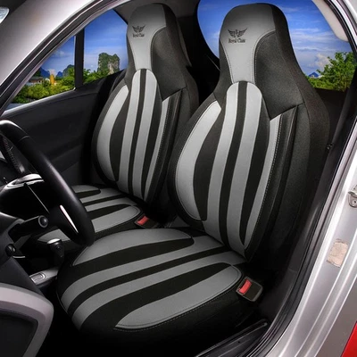 Fundas de asiento de coche adecuadas para Daihatsu Sirion en negro gris Pilot 10.2 - Imagen 1 de 4