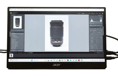 (MA4) Acer 15.6" Portable Monitor, Full HD (1920x1080), 60Hz, Black, PM161Q - Image 1 of 4