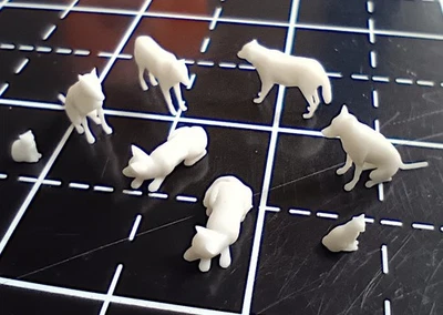 HO Scale Dogs - Image 1 of 2