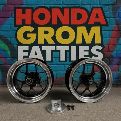 "Llantas grasas Honda Grom 13""" Foto 1 de 4