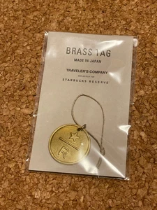 Traveler’s Company Starbucks Reserve Roastery Tokyo Brass Tag Limited Edition - Picture 1 of 3