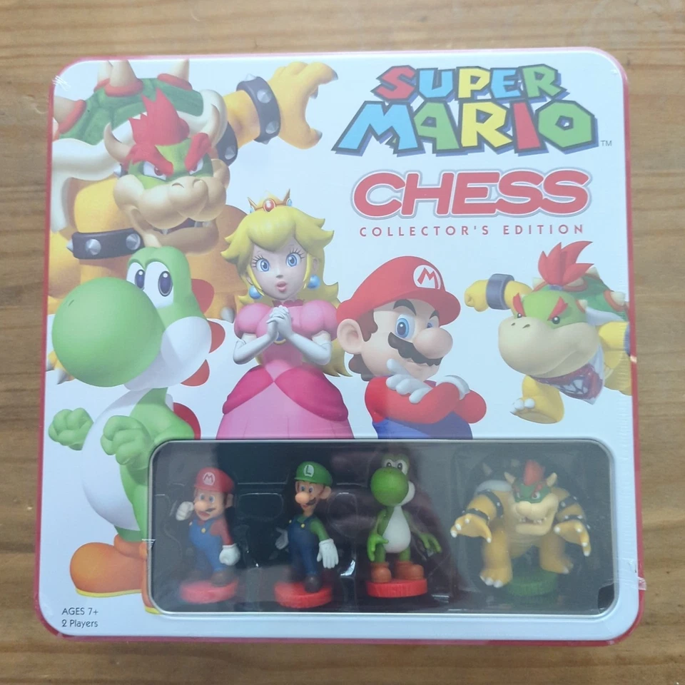 Super Mario Chess Collectors Edition Board Game Nintendo NEW and SEALED - Image 1 of 2